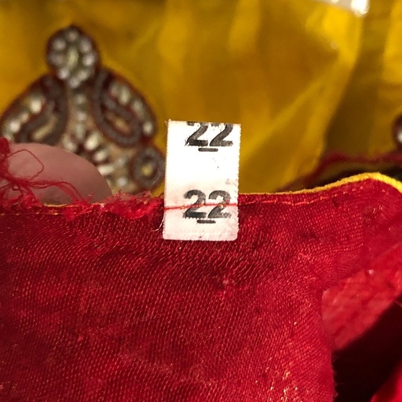 - - Little Girls Indian Style Dress. Breast Cancer Fundraiser - Picture 4 of 6